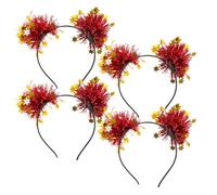 SOIMISS 4 Pcs Red Sparkle Star-shaped Headbands Lightweight Plastic Party Headband for Girls Safe for Wearing for Wedding and Art Photography Accessories
