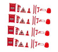 SOIMISS 4 Sets Mini Fire Extinguisher Kit with Ladder Educational Teaching Model for Safe and Fun Learning Tool for Mini Scene Decoration and Creative Play