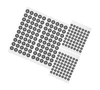 SOIMISS 4 Sheets Scanning Marker Dots Stickers with Black Diffuse Reflective Targets for Handheld Scanner High Precision Positioning Points Compatible with Shining for Medical Research