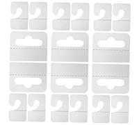 SOIMISS 400pcs Adhesive Hanging Tabs Hooks Display Hooks Self Adhesive Sticky for Retail Hanging Tabs Hangers Made of Material for Organizing in Home