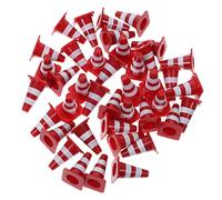SOIMISS 40Pcs Traffic Signs Barricade Models Educational for Lightweight Teaching Props for Kindergarten Traffic Learning Symbol Recognition
