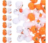 SOIMISS 48pcs Easter Bunny Carrot Tumbler Plastic Decoration with Wobble Design, Creative and Unique Adornments for Living Rooms and Offices, Easter Tabletop Decoration