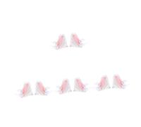 SOIMISS 4pairs Plush Cat Ears Hair Clip Furry Cat Ears for Halloween Cosplay and Costume Accessories Cute and Eye-catching Design for Ladies and Girls for Parties and Festivities