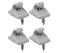 SOIMISS 4PCS 4PCS Grey Sun Visor Retainer Clips for Mingtu Langdong Car Interior Visor Hooks with High-strength for Secure Driving Safety