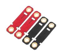 SOIMISS 4PCS Adjustable Velvet Parrot Foot Rings with Secure Buckle for Pet Birds Lightweight Comfortable Anti-lost Bird Leg Bands Suitable for Parakeets Conures and Pigeons