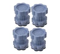 SOIMISS 4Pcs Adjustable Washer Dryer Stabilizer Pads Vibration Non Skid Feet for Drum Washing Machines Noise Reduction and Shock Absorption Base Pads