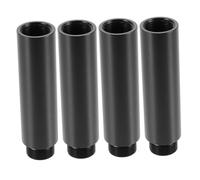 SOIMISS 4Pcs Aluminum Alloy Microphone Extension Tube Lightweight and Portable Mic Stand Replacement for Studio Radio Broadcast Use Easy to Install Compatible with Various Microphones