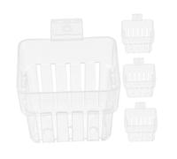 SOIMISS 4pcs Aquarium Planter Hanging Aquarium Hydroponic Basket Aquatic Plant Clear Rack Aquatic Planter Cup Fish Tank Accessories Abs Transparent