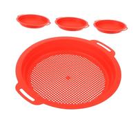 SOIMISS 4Pcs Beach Sand Sifter Plastic Shell Sifter for Treasure for Sandbox and Easy to Clean and Maintain