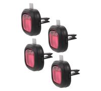 SOIMISS 4pcs Car Air Freshener with Longterm Freshness and Spillproof Design, Pink Plastic Vent Clips for Vehicle Interior, Compact and Portable Car Fragrance Accessories