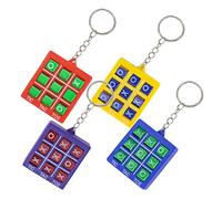 SOIMISS 4Pcs Chess Keychains Educational Rings for Fun Party Bag Favors Small Hanging Chess for Backpack Cool Keychain