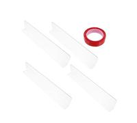 SOIMISS 4Pcs Clear Window Sill Protector for Pet Scratch Prevention Transparent Anti-chew Guard for Dog Cat Claw Damage Easy Install Wipeable Surface Seal for Cat Windows