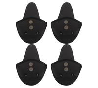 SOIMISS 4pcs Detachable Motorbike Helmet Ear Pads Replacement Windproof Cloth Ear Warmers for Secure Fit in Strong Winds, Suitable for Cold Weather and Winter Season Cycling Riding