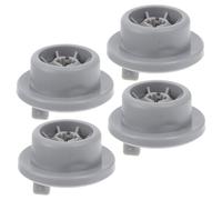SOIMISS 4pcs Dishwasher Replacement Wheels Lower Rack Plastic Roller for 165314 Dishwasher Accessories Gray Dish Rack Parts
