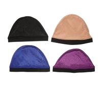 SOIMISS 4Pcs Disposable Shower Caps for Women Bathing Caps Hair Protective Head Cover for Sleeping and for Long and Curly Hair