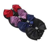 SOIMISS 4pcs Elegant Ballet Bun Net Hair Snoods for Women, Non-slip Quick Styling Hair Accessories Made of Polyester Fabric, for Dance and Office Use