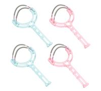 SOIMISS 4pcs Facial Hair Remover Roller and Spring Epilator Tool for Women, Painless Threading Hair Removal Kit for Facial Use, Pink and Green Handheld Devices Suitable for Sensitive Skin