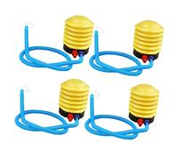 SOIMISS 4pcs Foot Pump for Inflatable Air Beds Durable Bellow Design Foot Operated Easy Inflate Deflate with Dual Nozzles Portable for Exercise Swimming Rings