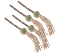 SOIMISS 4pcs Funny Catnip Cat Teaser Natural Cat Chew Toy Dental Care Stick Molar Toy for Pet Teeth Cleaning