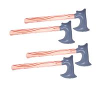 SOIMISS 4pcs Inflatable Axes PVC Props for Halloween Birthday Pool Parties Reusable Decoration for Role Play and Photo Backgrounds Indoor Outdoor Use
