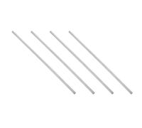 SOIMISS 4pcs Iron Thermal Conductivity Rods Silver Heat Conduction Demonstration Tools for Science Education Laboratory Experiments