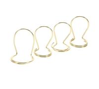 SOIMISS 4pcs Metal Guitar Thumb Picks Finger Style Adjustable Plectrums for Guitar and Bass Portable Wire Thumb Paddle for Fingerpicking