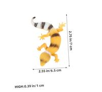 SOIMISS 4pcs Mini Gecko Model for Boys and Realistic Soft Plastic Simulation Figurines for Educational Play Imaginative Cognitive Animal Figures for Garden Decoration and Learning