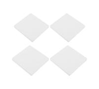 SOIMISS 4pcs Plastic Blank Wall Plate Covers Without Screws Electrical Socket Protector for Home and Office Use and Easy to Install