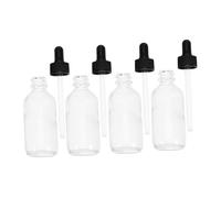 SOIMISS 4pcs Plastic Dropper Bottles Essential Oil Bottles Leak-proof Mini Travel 60ml Olive Oil Dispenser