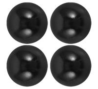 SOIMISS 4pcs Plastic Pinball Machine Balls Smooth Performance Easy Installation Black Replacement Game Machine Pinball Accessories for Home Use