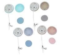 SOIMISS 4pcs Portable Macaron Shape Screen Cleaning Cloths Multipurpose Lens Wipes for Phone Screens Eyeglasses Cameras and Electronic Devices Compact Versatile Carry Cleaning Tool