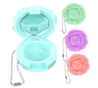 SOIMISS 4pcs Refillable Eyeshadow and Lipstick Cases Travel Makeup Containers Compact Cosmetic Storage for Women DIY Palette for Blush Foundation Lip Balm