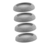 SOIMISS 4pcs Safety Gate Wall Protector Cups No Drill Setup for Pet Safety Grey for Pressure Mounted Stair Gates Doorways Activity Areas