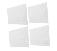 SOIMISS 4pcs Scale Miniature Roof Tiles for Dollhouse DIY Model Building European Style Traditional Roofing Accessories White Look