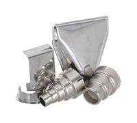 SOIMISS 4pcs Stainless Steel Nozzle Kit for Heat Gun with Efficient Heating and Energy Efficient Features, Suitable for Plastic Welding and Soldering Applications