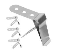 SOIMISS 4pcs Stainless Steel Thermometer Clamp for Kitchen Pot and Coffee Cup Edges Probe Holder with Diameter for Bbq Baking Meat Candy Temperature Monitoring