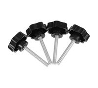 SOIMISS 4pcs Star Knob Clamping Handle Replacement Parts Ergonomic Plastic Tightening Knobs for Quick Disassembly Mechanical Applications Compatible with Various Equipment