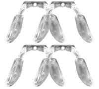 SOIMISS 4pcs Tr90 U-Shape Pads for Glasses Frame Replacements, Semi-wrap Non-Slip Cushions Suitable for Adults and Eyeglass Support