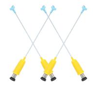 SOIMISS 4pcs Universal Zinc Alloy Washing Machine Suspension Rods Easy Installation, Yellow Leveling Rods for Washer, Sturdy Washing Machine Accessories for Home and Laundry Room Use