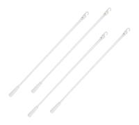 SOIMISS 4pcs Vertical Blind Wand Rods Fiberglass Pulling Sticks Replacement Handles for Venetian Blinds White Lightweight Accessories