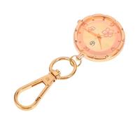 SOIMISS 4pcs Vintage Pocket Watch Easy to Read Watch Pendant for Men Nurse Keychain Key Ring Fob