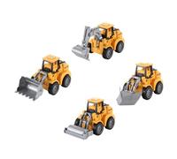 SOIMISS 4Pcs Wear Resistant Excavator Cars for Mixed Style Construction Vehicles Household Playthings for Boys and Develop Hand Eye Coordination and Imagination