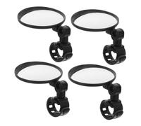 SOIMISS 4pcs Wide Angle Bike Rearview Mirror for Mountain and Road Bikes Adjustable Convex Handlebar Mirrors with Secure Mounting Blind Spot Reduction Enhanced Safety for Adult Cycling and