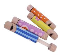SOIMISS 4pcs Wood Slide Whistle for Musical with Sliding Rods Lightweight Wooden Instrument for Childrens Music Play and Party Favors