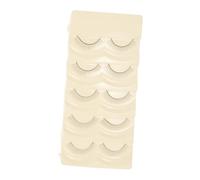 SOIMISS 5 Pairs Eyelash Practice Strips for Beginners Safe and Reliable Lash Extension Training Supplies Multiple Use Practice Lashes for Eye Makeup