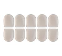 SOIMISS 5 Pairs Heel Pads Half Insoles Foam Beige Pressure Relieving Breathable Support for Wearing High Heels Women
