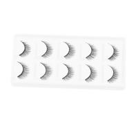 SOIMISS 5 Pairs Natural Look Fiber Fake Eyelashes Set, Reusable Short False Lashes for Party and Night, Full but Natural Looking Eye Extensions