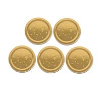 SOIMISS 5 Pcs Bee Bottle Feeder Lid for Hive Entrance Perforated Metal Mason Jar Replacement Easy Install Beehive Watering Station Compatible with Various Bee Hive Tools for Efficient