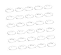 SOIMISS 50pcs Clear Acrylic Button Pins with Secure Fastening for DIY Crafts Photo Badge Maker Versatile Lightweight Blanks for Custom Picture Buttons