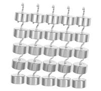 SOIMISS 50pcs Double Hooked Chrome Plated Iron Weights Set Each for Physics Lab Experiments Calibration Weight Set with Easy Hook Design for Science Teaching and Research